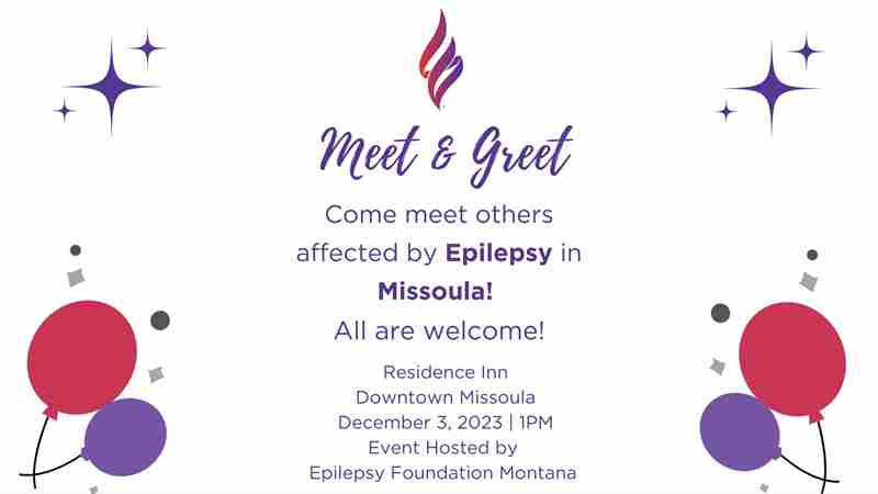 Epilepsy Foundation Community Meet and Greet in Missoula on 3 Dec