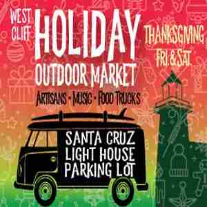 West Cliff Holiday Outdoor Market in Santa Cruz on 24 Nov