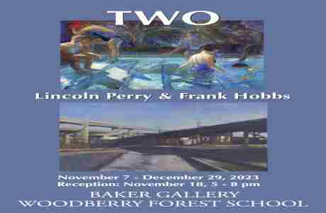 Opening Reception at the Baker Gallery - TWO: Lincoln Perry and Frank Hobbs in Montford on 18 Nov