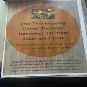 Thanksgiving Dinner in USA on 23 Nov