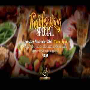 Let us do the cooking - Thanksgiving special at Lucky's in Seabrook on 23 Nov