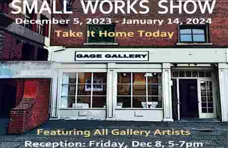 Gage Gallery Small Works Show in Victoria on 5 Dec