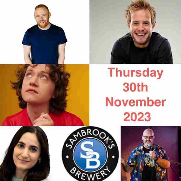 Sambrooks Comedy @ Sambrooks Brewery Wandsworth : Rory O Hanlon, Jimmy Mcghie , Dee Allum and more in London on 30 Nov