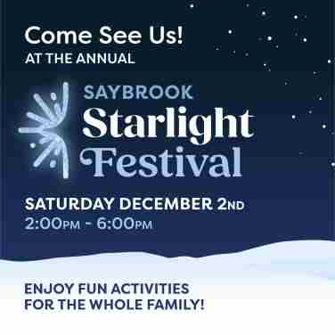 Saybrook Starlight Festival in Connecticut on 2 Dec