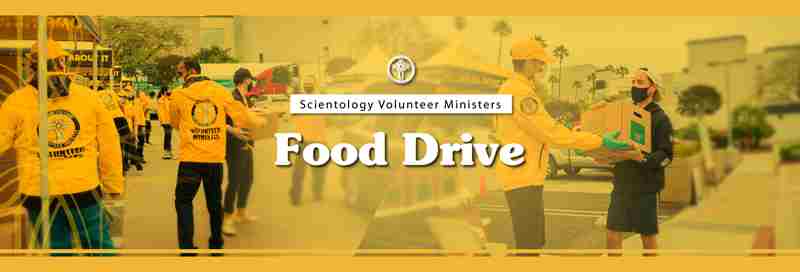 Scientology Volunteer Ministers Food Drive in California on 2 Dec