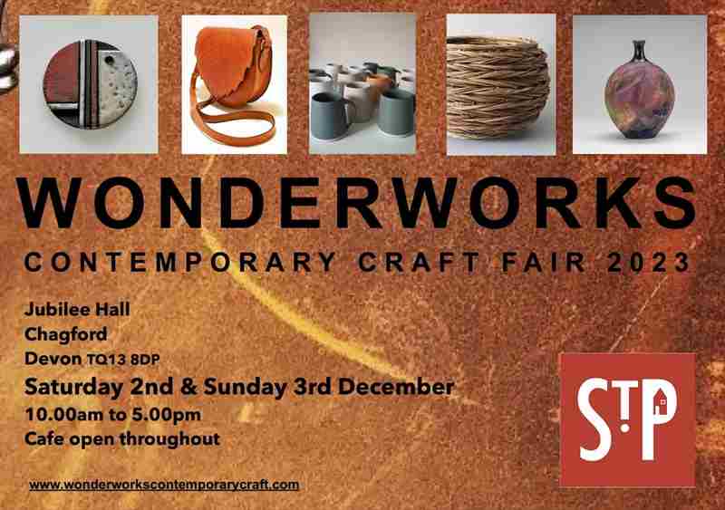 Wonderworks Contemporary Craft Fair 2023 in Newton Abbot on 2 Dec