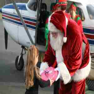 Santa Fly In in Hillsborough Township on 10 Dec