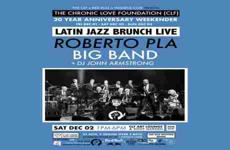 Latin Jazz Brunch Live with Roberto Pla Big Band (Live) + DJ John Armstrong in London on 2 Dec