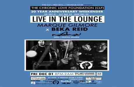 Marque Gilmore x Beka Reid Live In The Lounge + Nasha DJs in London on 1 Dec