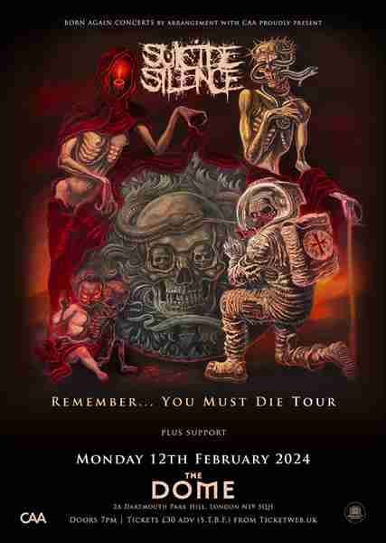 SUICIDE SILENCE at The Dome - London in London on 12 Feb