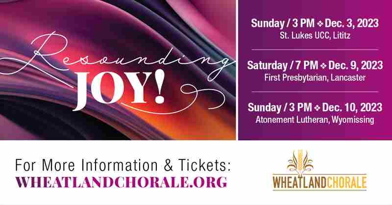 Resounding Joy! in Wyomissing on 10 Dec