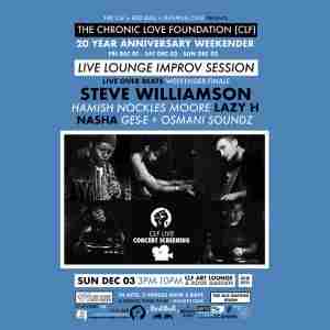 Live Lounge Improv Session (Live Over Beats In The Lounge) x CLF Live Concert Screening in London  Greater London on 3 Dec