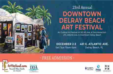 23rd Annual Downtown Delray Beach Art Festival in Florida on 2 Dec