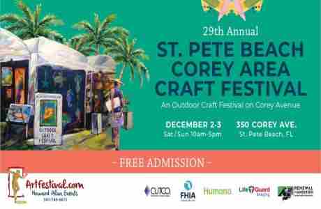 29th Annual St. Pete Beach Corey Area Craft Festival in Florida on 2 Dec