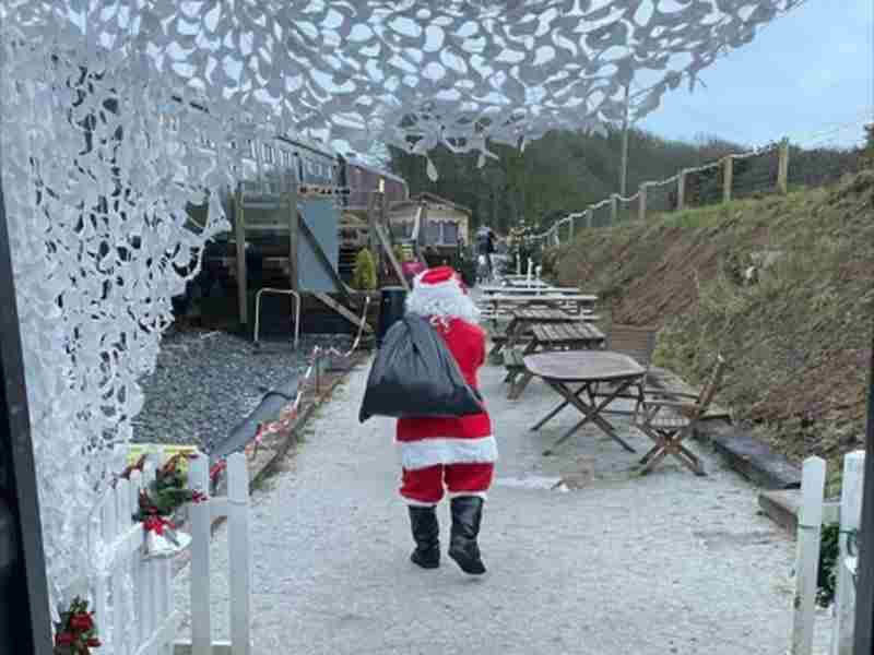 Santa comes to the Helston Railway in Helston on 9 Dec