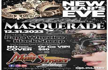 Ring in 2024 Masquerade Party at Main Street Station in Daytona Beach on 31 Dec