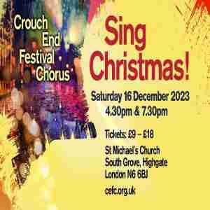 Sing Christmas! with Crouch End Festival Chorus at St Michael's Church in London on 16 Dec