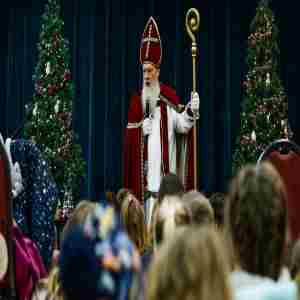 St. Nicholas visits the Shrine of Our Lady of Guadalupe in Wisconsin on 3 Dec