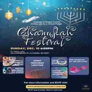 Chanukah Festival in La Conner on 10 December 2023