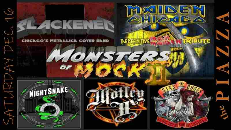 Guns n Roses, Motley Crue, and Metallica Tribute Night in Aurora on 16 December 2023