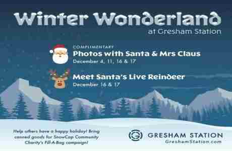 Winter Wonderland at Gresham Station in Gresham on 4 Dec