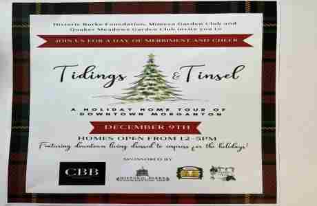 Tidings and Tinsel, A Holiday Home Tour of Downtown Morganton in North Carolina on 9 Dec