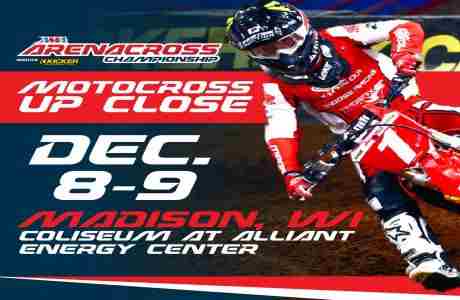 AMA Arenacross Championship Series in Wisconsin on 8 Dec