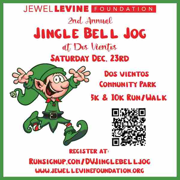 The Jewel Levine Foundation 2nd Annual Jingle Bell Jog 5k/10k at Dos Vientos in Thousand Oaks on 23 Dec