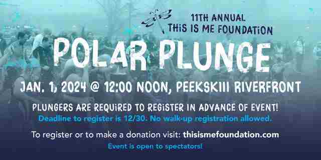 11th Annual New Year's Polar Plunge in Peekskill on 1 Jan