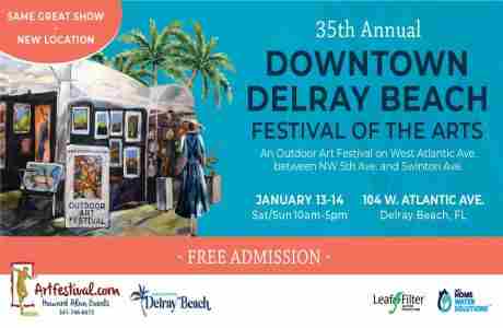 35th Annual Downtown Delray Beach Festival of the Arts in Florida on 13 Jan