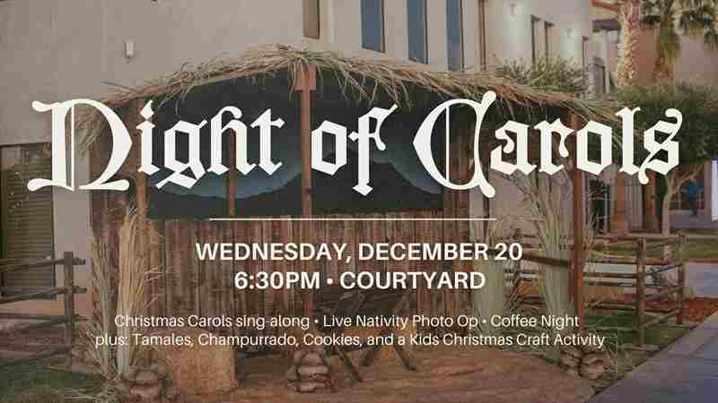 Night of Carols and Live Nativity in California on 20 Dec