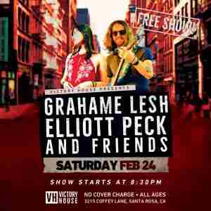 Grahame Lesh, Elliott Peck and Friends at Victory House in Santa Rosa on 24 Feb