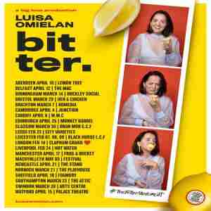 LUISA OMIELAN UK TOUR: 'BITTER' At Clapham Grand 14th February 2024 in London on 14 Feb