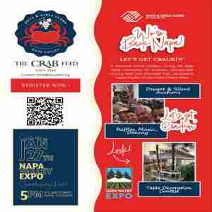 Napa Valley's BEST Crab Feed! in Napa on 27 Jan