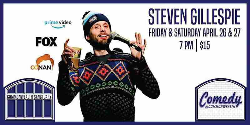 Comedy @ Commonwealth Presents: STEVEN GILLESPIE in Kentucky on 26 April 2024