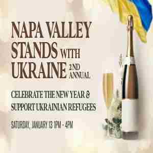 Napa Valley Stands With Ukraine in Yountville on 13 Jan