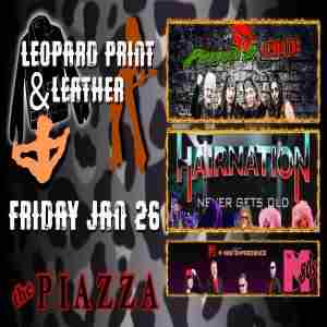 Leopard Print and Leather Ft Poison, Motley Crue and More in Aurora on 26 Jan