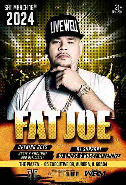 Fat Joe at The Piazza in Aurora on 16 Mar