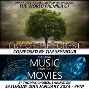 Cry of the Forest and Music from the Movies in Lymington on 20 Jan