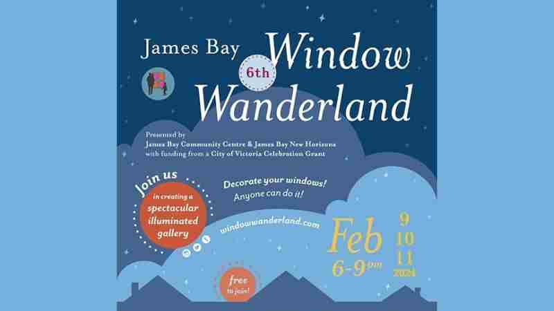 Window Wanderland - James Bay in Victoria on 9 Feb