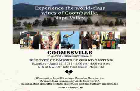 Coombsville Vintners and Growers 2024 Grand Tasting Event in Napa on 27 Apr