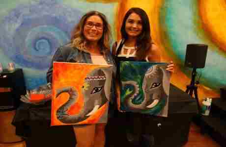 Paint And Sip ~ Jaipur Elephant ~ SUPER SPECIAL ~ $5 Off in Santa Cruz on 11 Jan