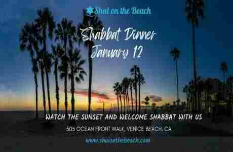 Shabbat Dinner at the Beach in Venice beach on 12 Jan