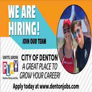 Parks and Recreation Hiring Fair in Denton on 18 Apr