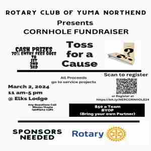 Toss for a Cause in Yuma on 2 Mar