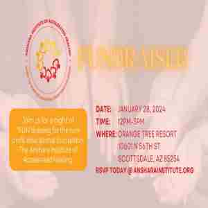 Fundraiser for the Anshara Institute of Accelerated Healing in Scottsdale on 28 Jan