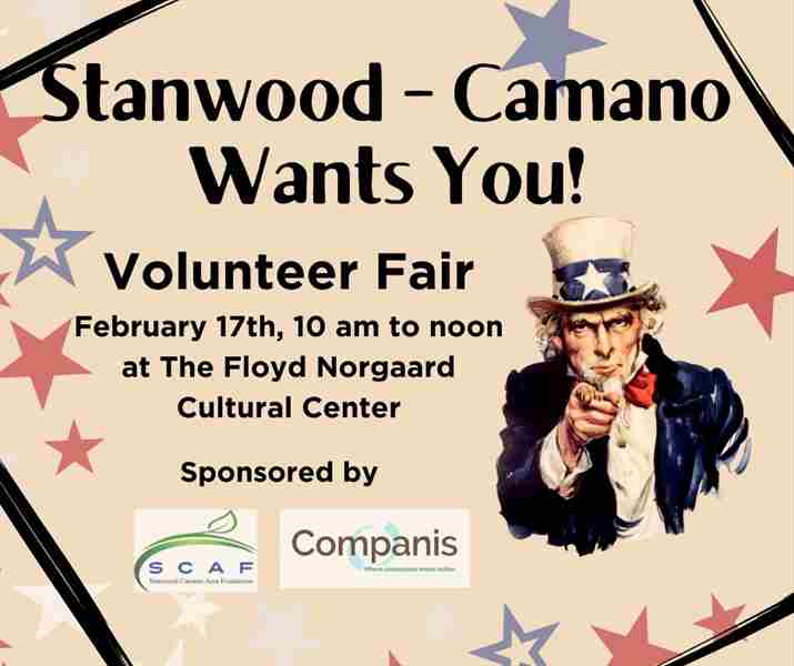 Stanwood-Camano Volunteer Fair in Stanwood on 17 Feb