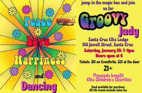 Groovy Judy Night at the Santa Cruz Elks Lodge in Santa Cruz on 20 Jan