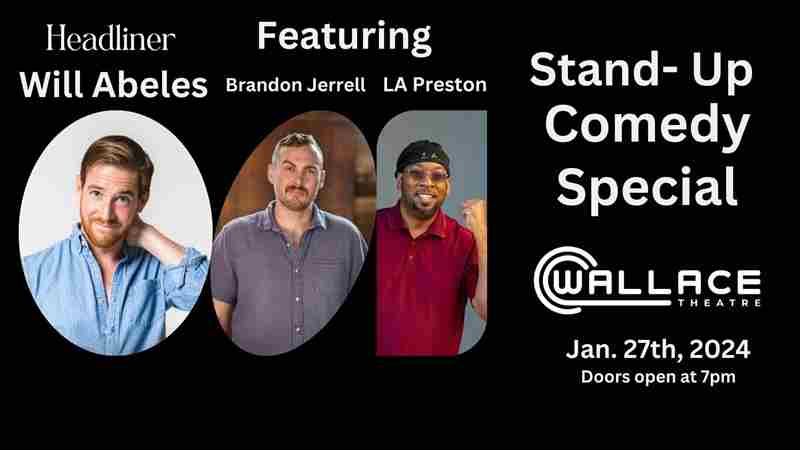 Stand Up Special with Will Abeles in Johnson City on 27 Jan