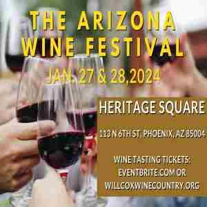 The Arizona Wine Festival @ Heritage Square in Phoenix on 27 Jan